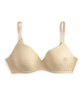 3500  Nude Molded Underwire Bra