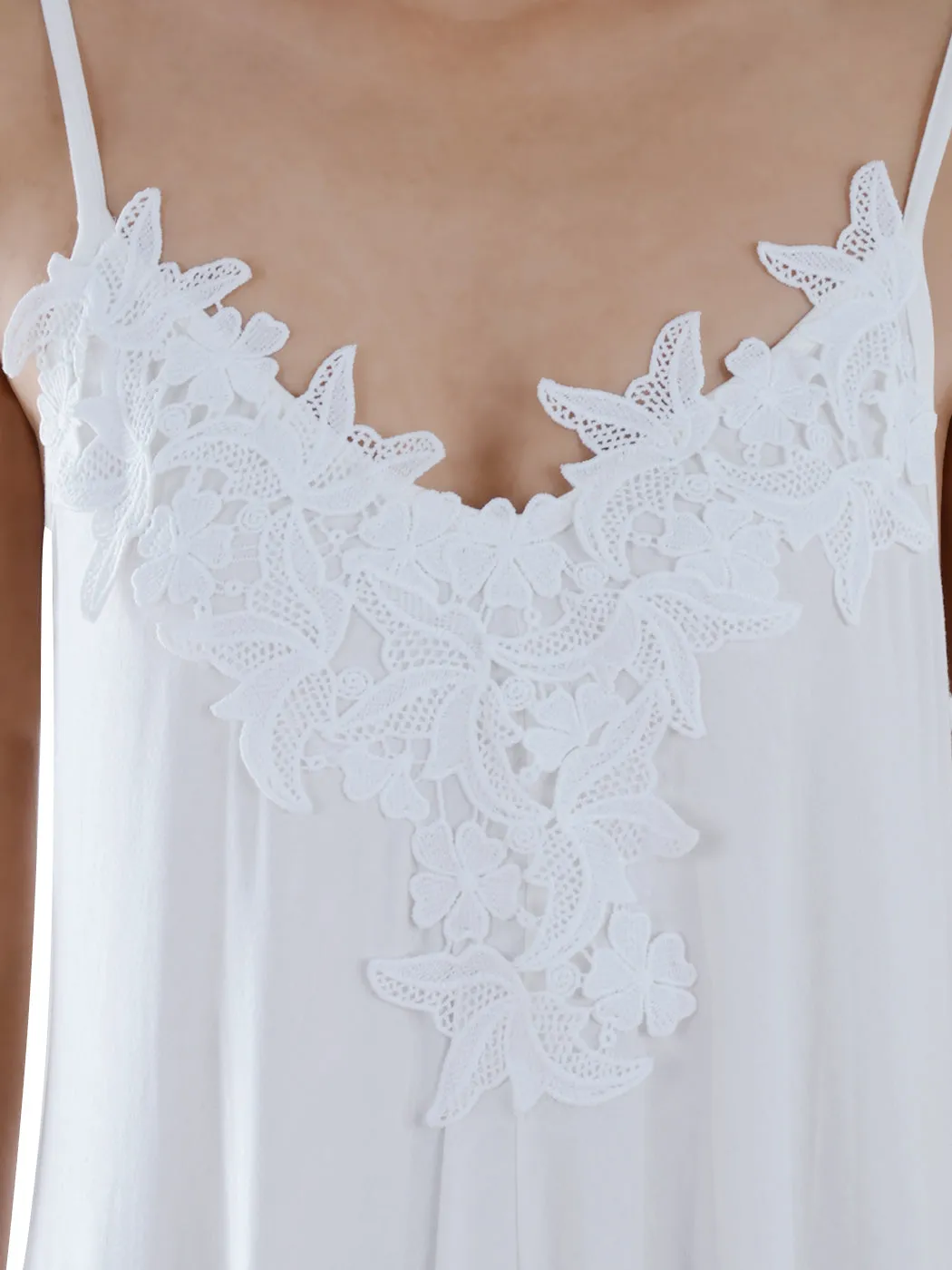 Adjustable Spaghetti Strap Flowy Under Dress
