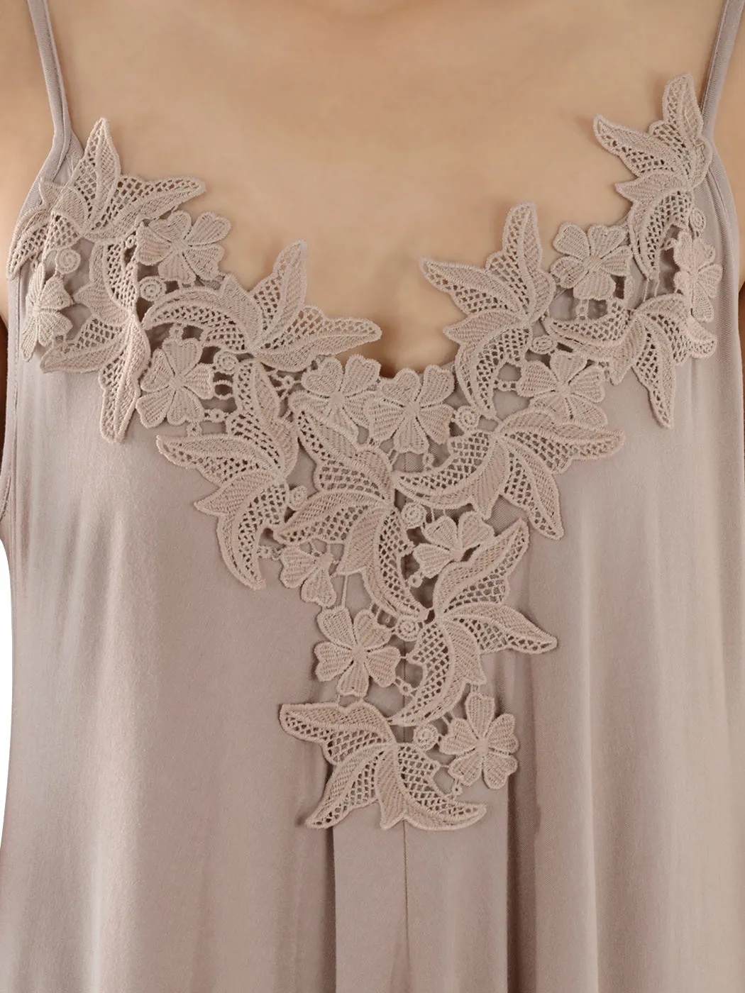Adjustable Spaghetti Strap Flowy Under Dress