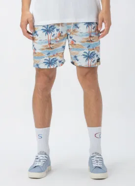 Amphibious 17" Swim Short Hawaii