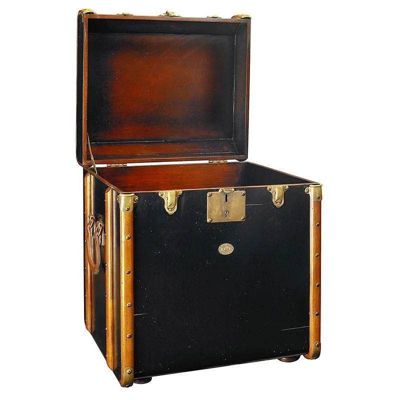 Authentic Models Americas Stateroom End Table, Black