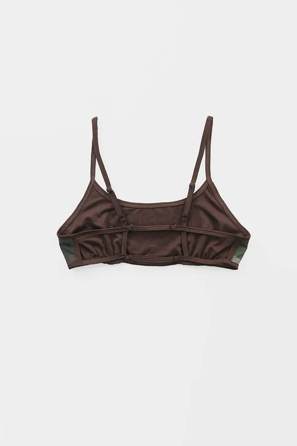 Badblood Camo Bikini Top Military