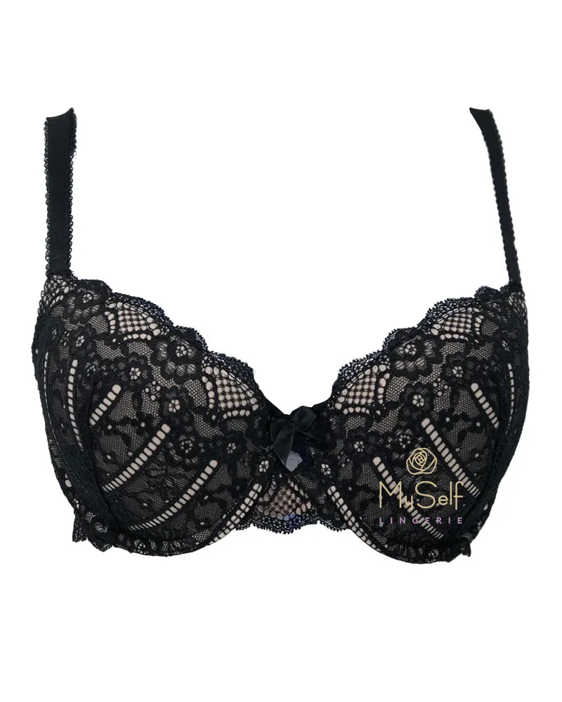 D17455A Celine Lace Full Figure Underwire T-Shirt Bra