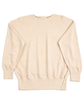 Extra Cotton Jersey Crewneck L/S - Ecru