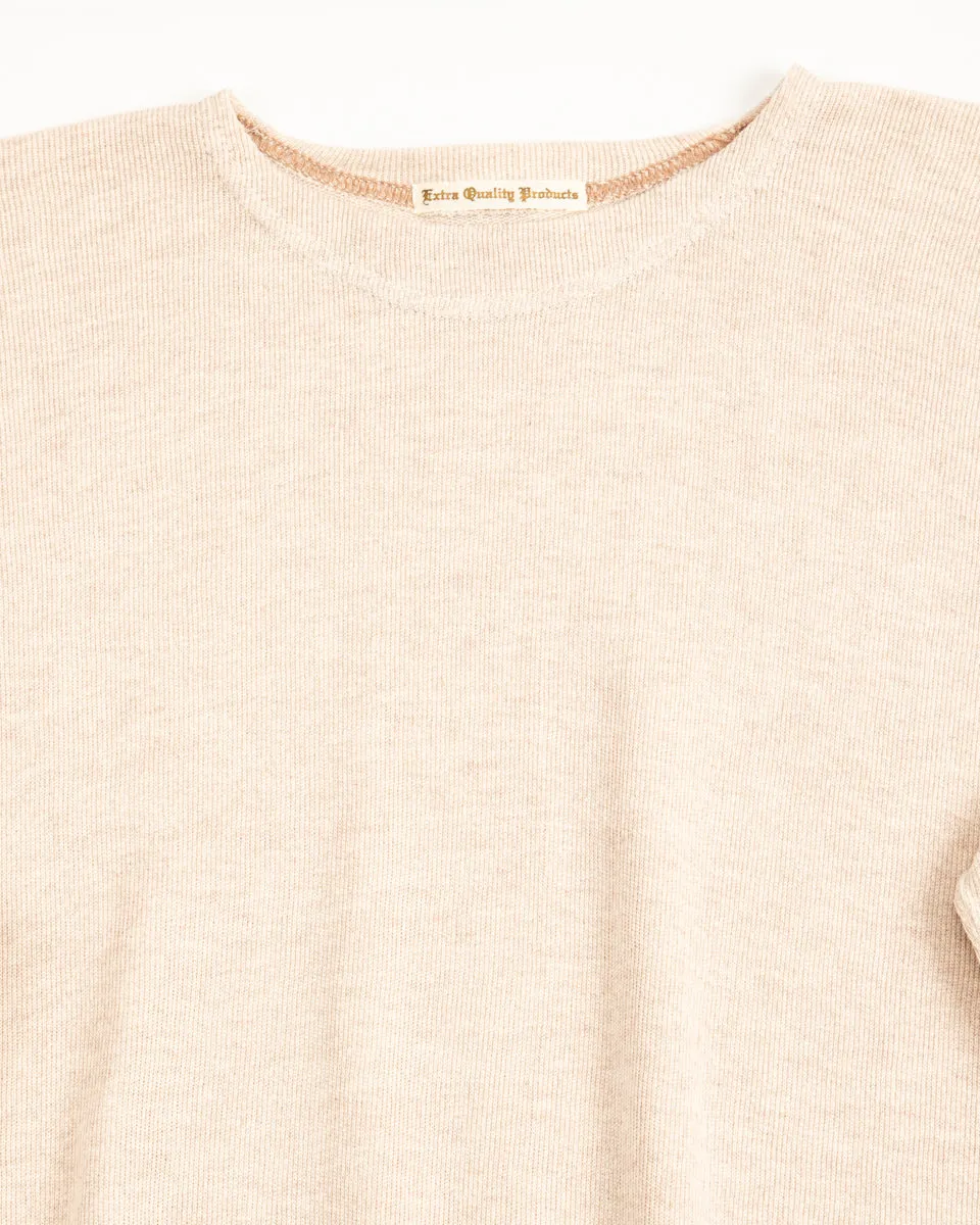Extra Cotton Jersey Crewneck L/S - Ecru