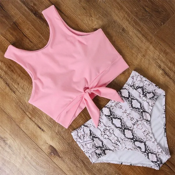 High-waist Swimsuit Bikini