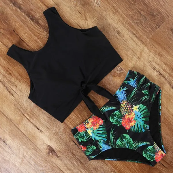 High-waist Swimsuit Bikini
