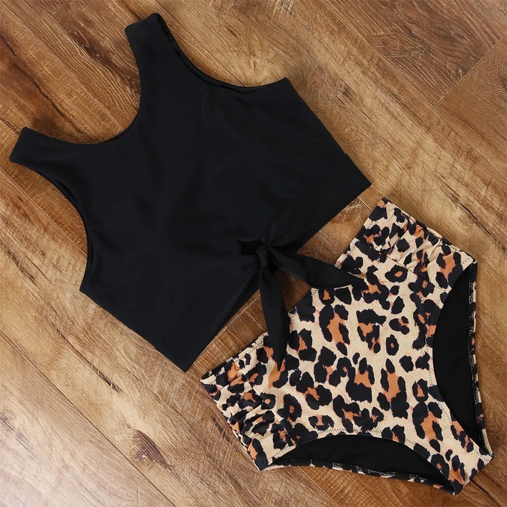 High-waist Swimsuit Bikini