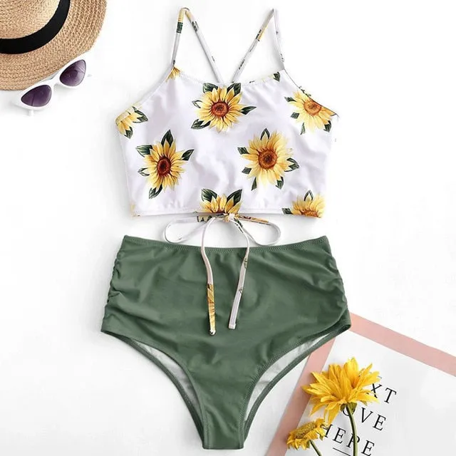 High-waist Swimsuit Bikini