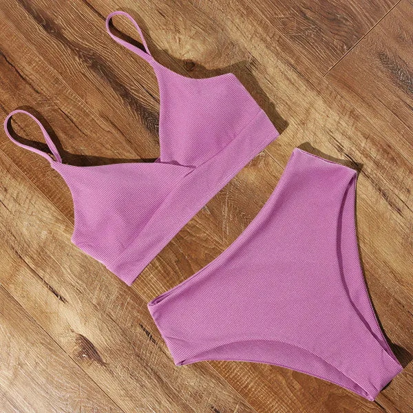 High-waist Swimsuit Bikini