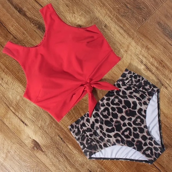 High-waist Swimsuit Bikini