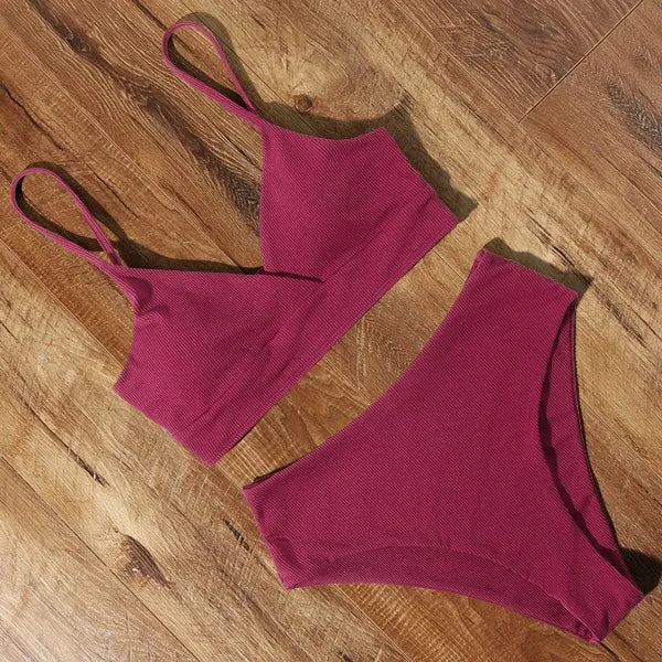 High-waist Swimsuit Bikini