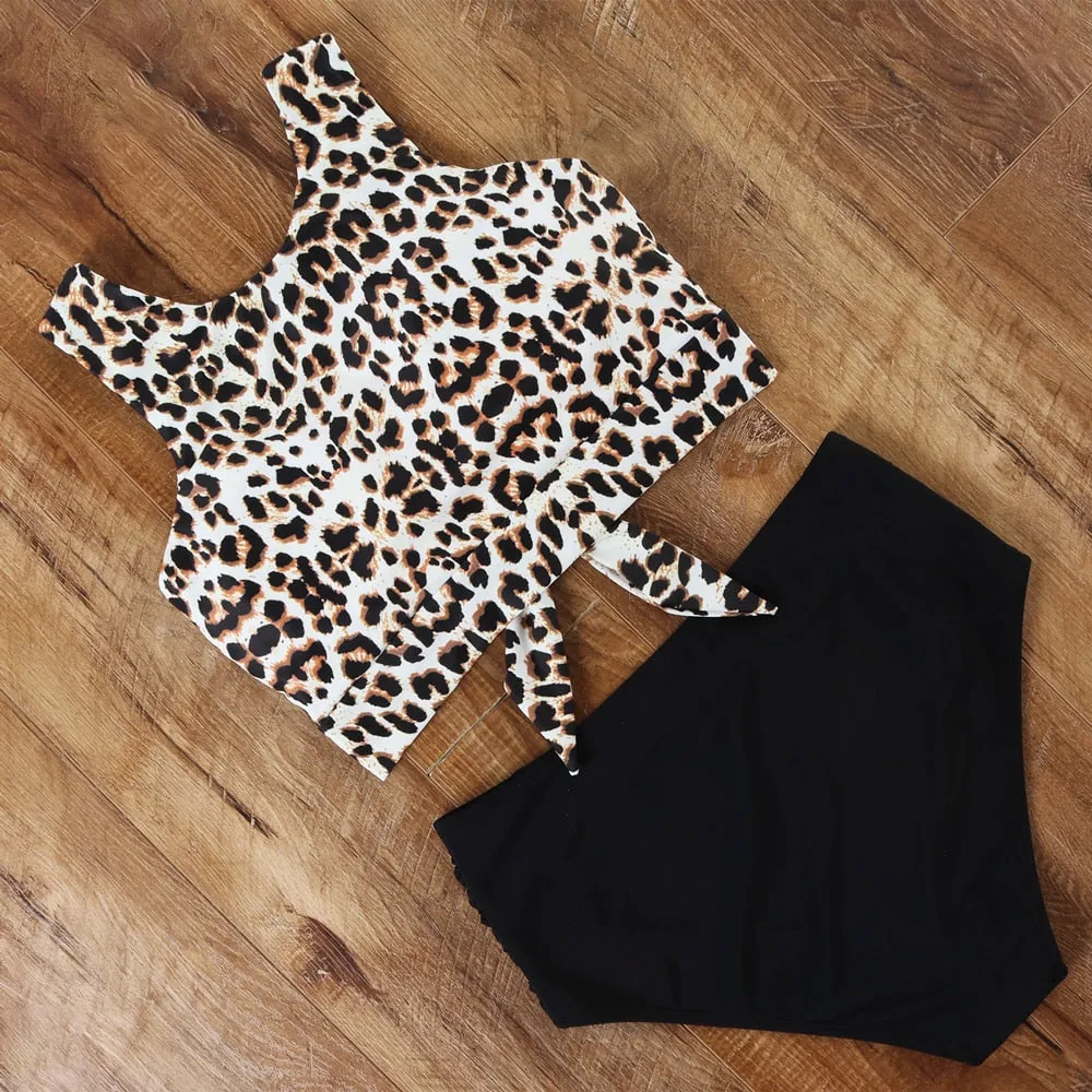 High-waist Swimsuit Bikini