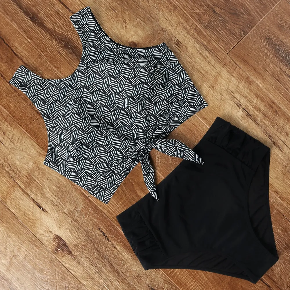 High-waist Swimsuit Bikini