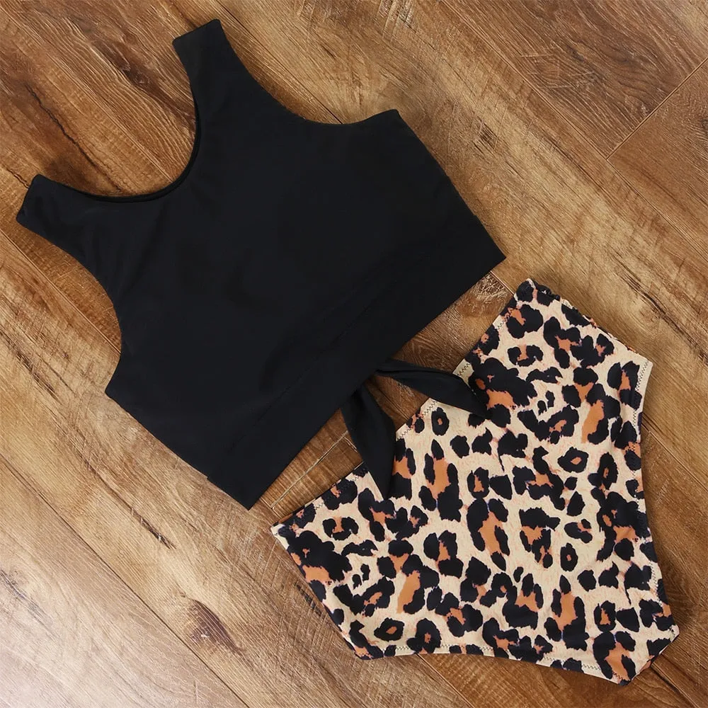 High-waist Swimsuit Bikini