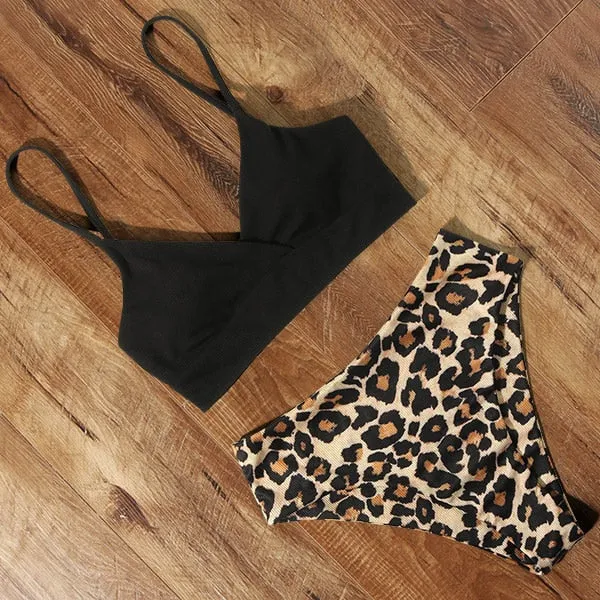 High-waist Swimsuit Bikini