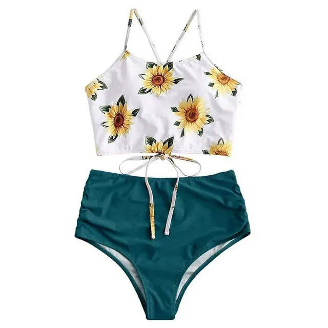 High-waist Swimsuit Bikini