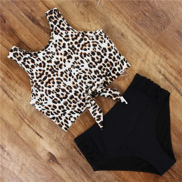 High-waist Swimsuit Bikini