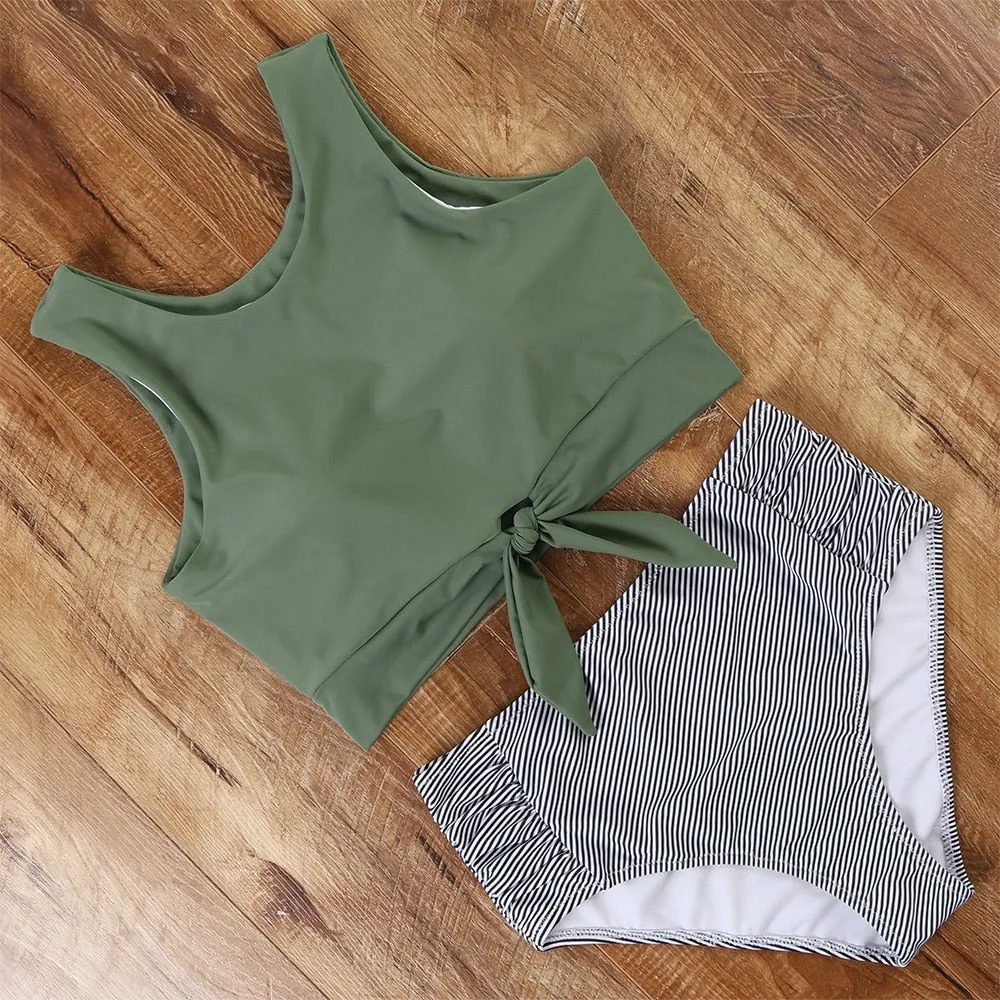 High-waist Swimsuit Bikini