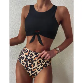 High-waist Swimsuit Bikini