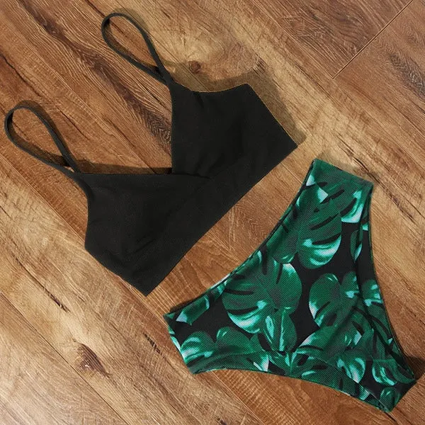 High-waist Swimsuit Bikini