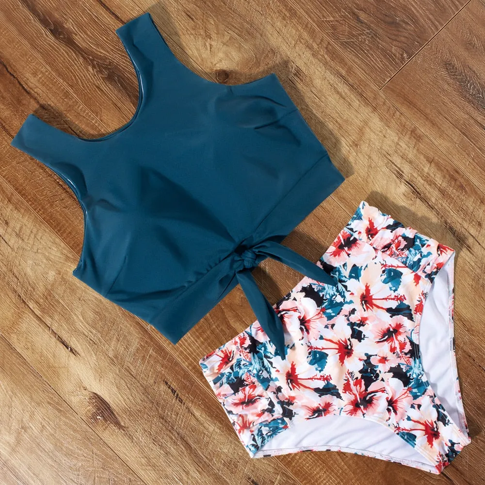 High-waist Swimsuit Bikini