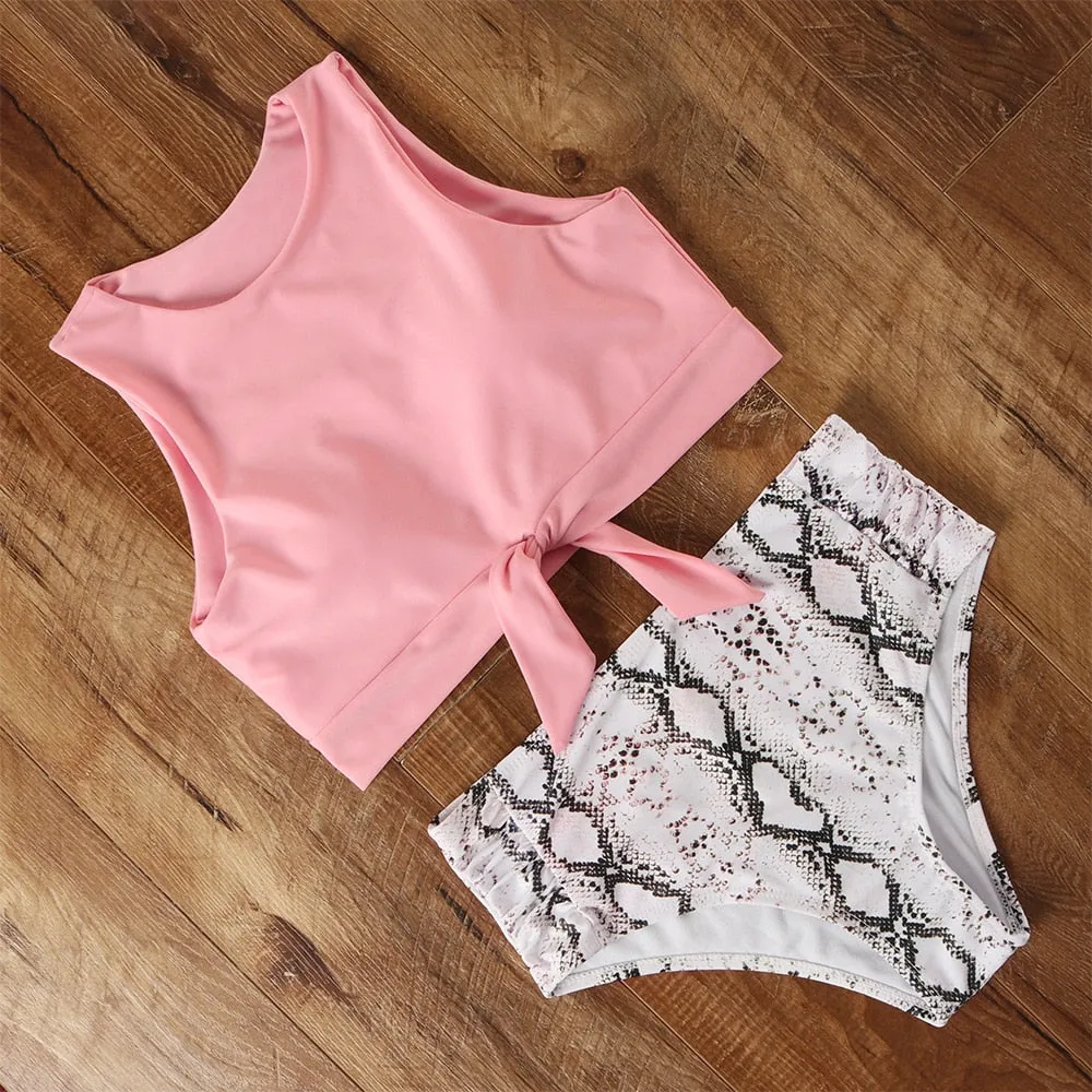 High-waist Swimsuit Bikini
