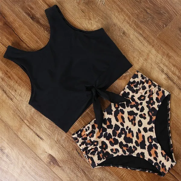 High-waist Swimsuit Bikini