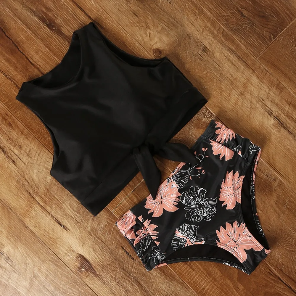 High-waist Swimsuit Bikini