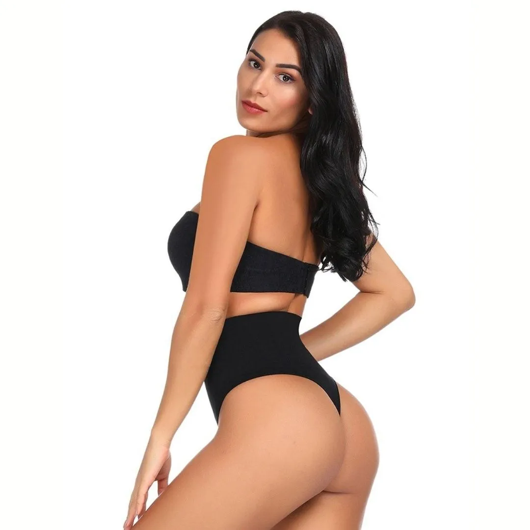 High Waist Tummy Control Slimming Seamless Thong