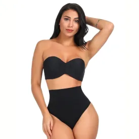 High Waist Tummy Control Slimming Seamless Thong