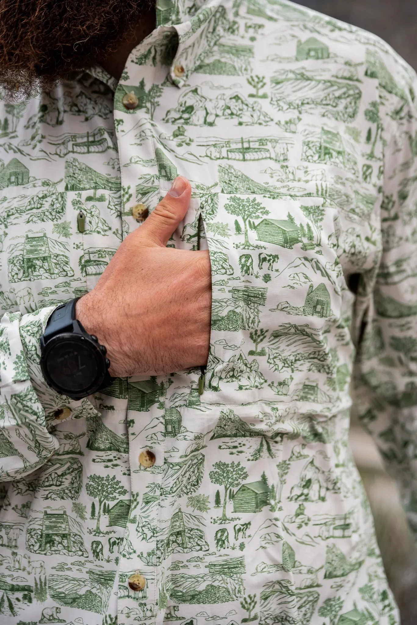Jolly Gear -  Triple Crown Button Down Long Sleeve
