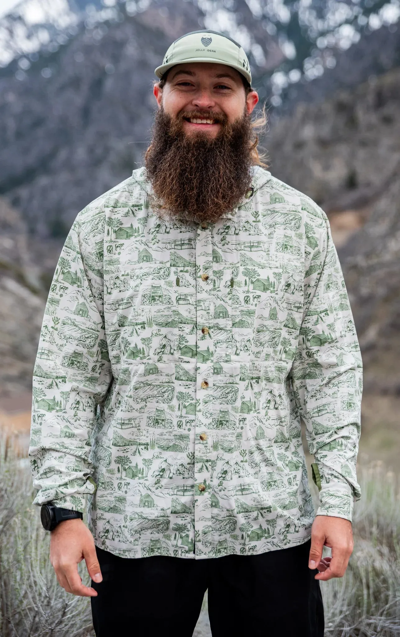 Jolly Gear -  Triple Crown Button Down Long Sleeve