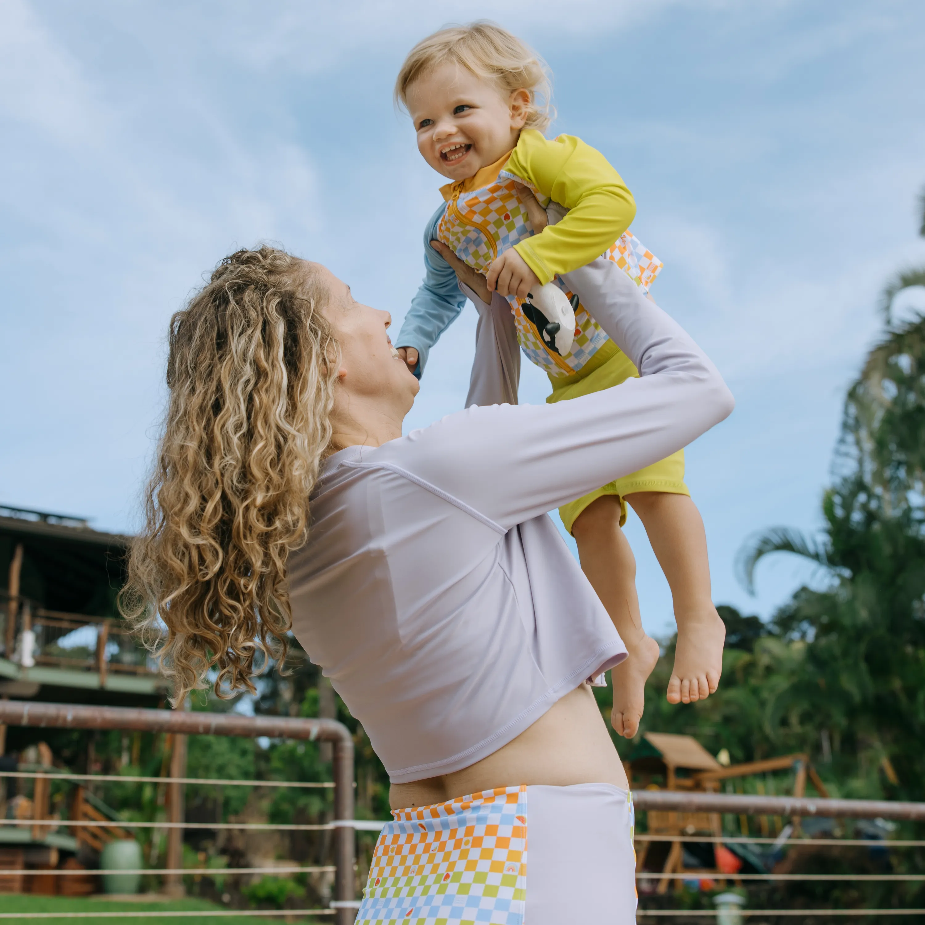 Kids UPF 50  Long Sleeve Zipper Rash Guard Swim Shirt | "Gamified"