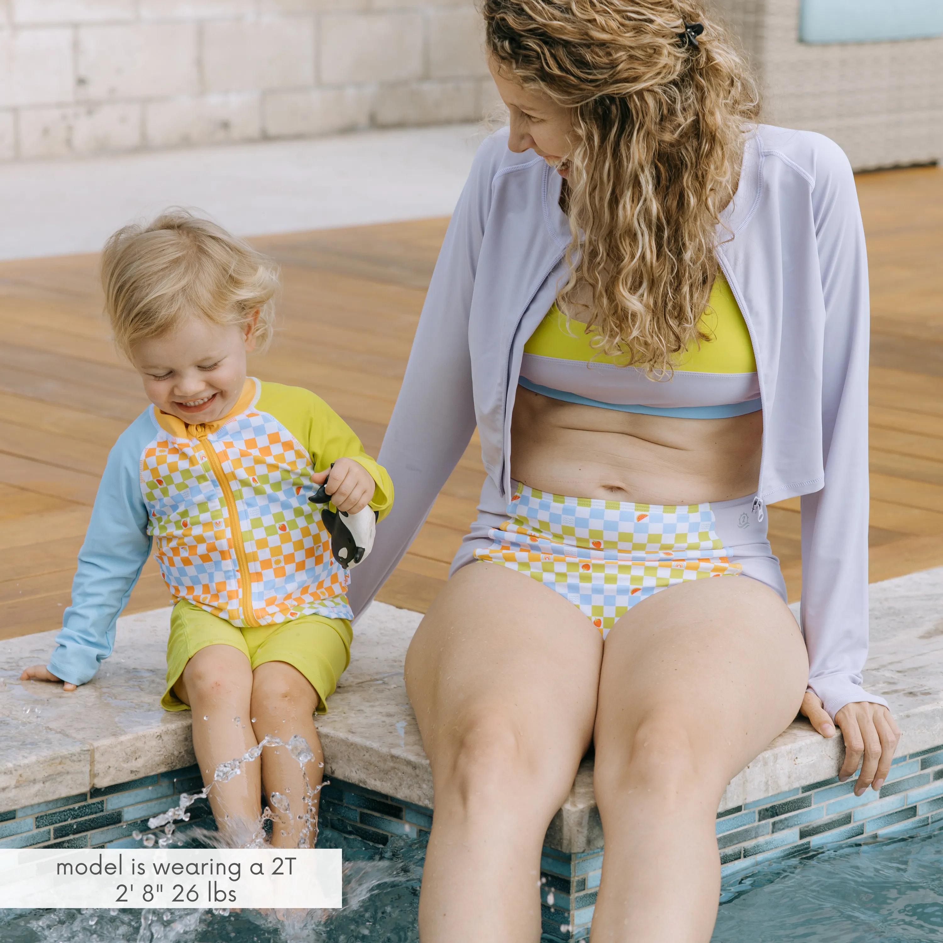 Kids UPF 50  Long Sleeve Zipper Rash Guard Swim Shirt | "Gamified"