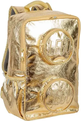 LEGO Brick Backpack - Gold Fashion Backpack, Gold