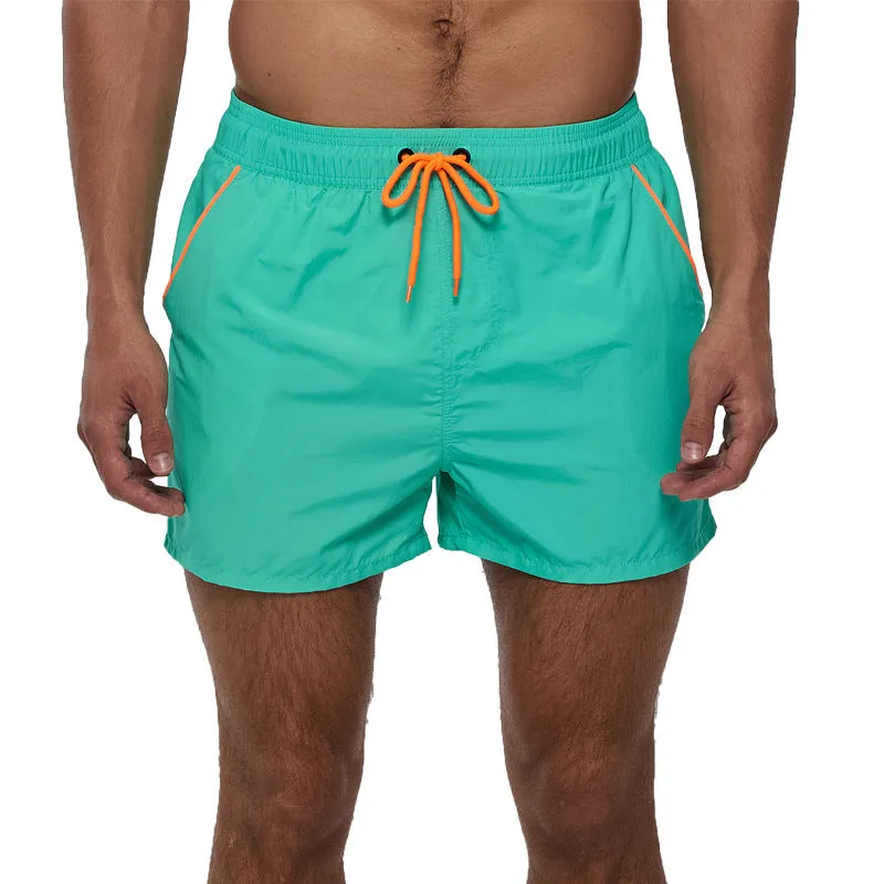 Luexco Men's Quick Dry Shorts Zip Pocket Mesh Drawstring