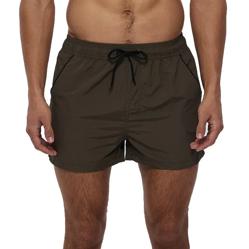 Luexco Men's Quick Dry Shorts Zip Pocket Mesh Drawstring