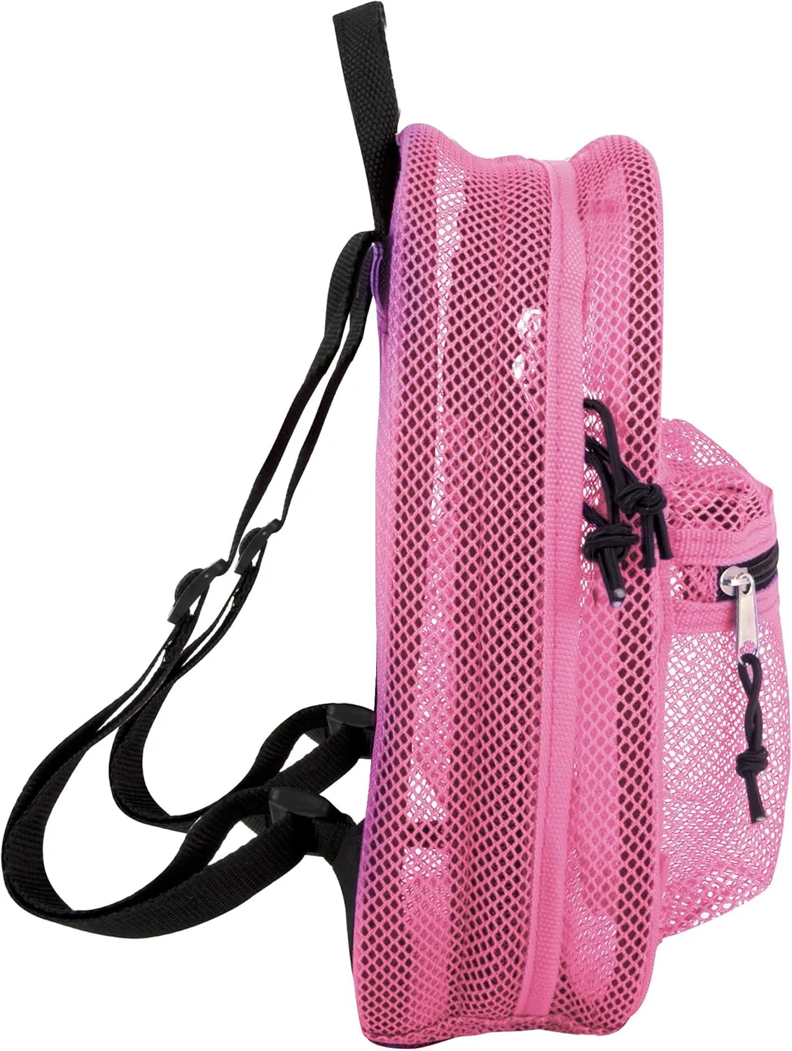 Mini Mesh Backpack for Women, Girls for School, Beach Toys, Pool, Swimming Gear; Mini Transparent Backpacks