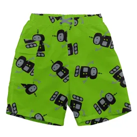 Mod Ultimate Swim Diaper Pocket Trunks - Lime Robot