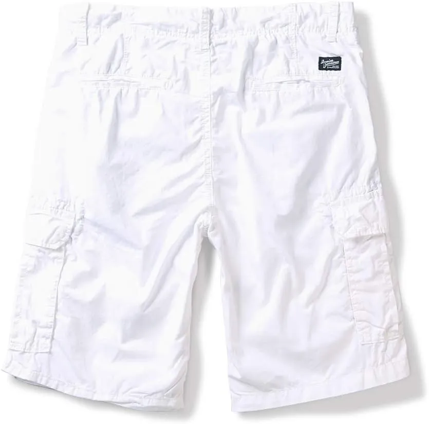 OCHENTA Men's Lightweight Cargo Shorts with Pockets Cotton Shorts for Men Casual (No Belt)