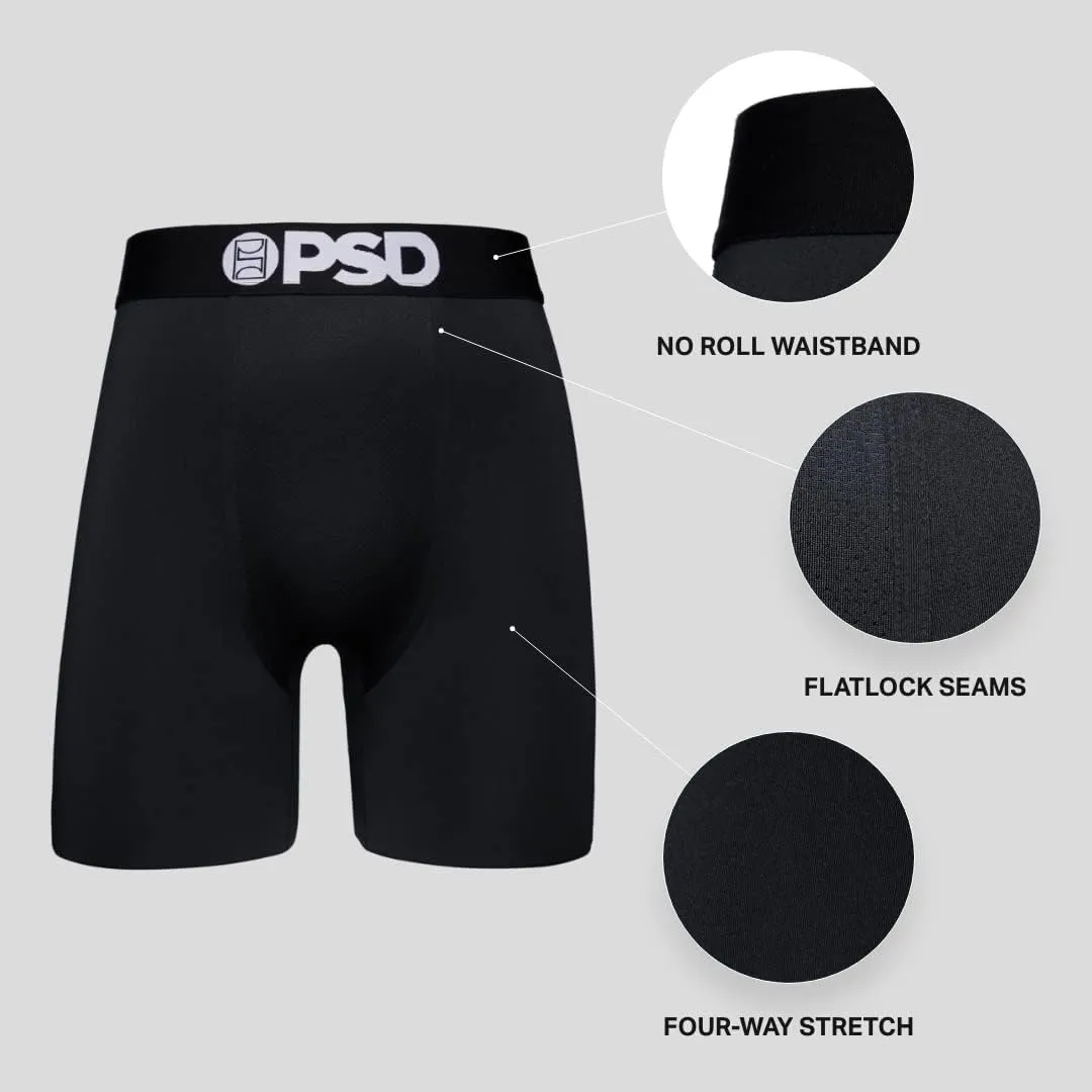 PSD Men's Playboy Boxer Briefs - Breathable and Supportive Men's Underwear with Moisture-Wicking Fabric