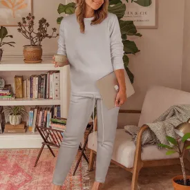 Pullover Top And Long Pants Loungewear Set