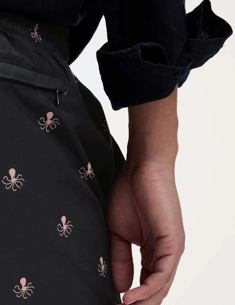 Quick Dry Printed Swim Shorts