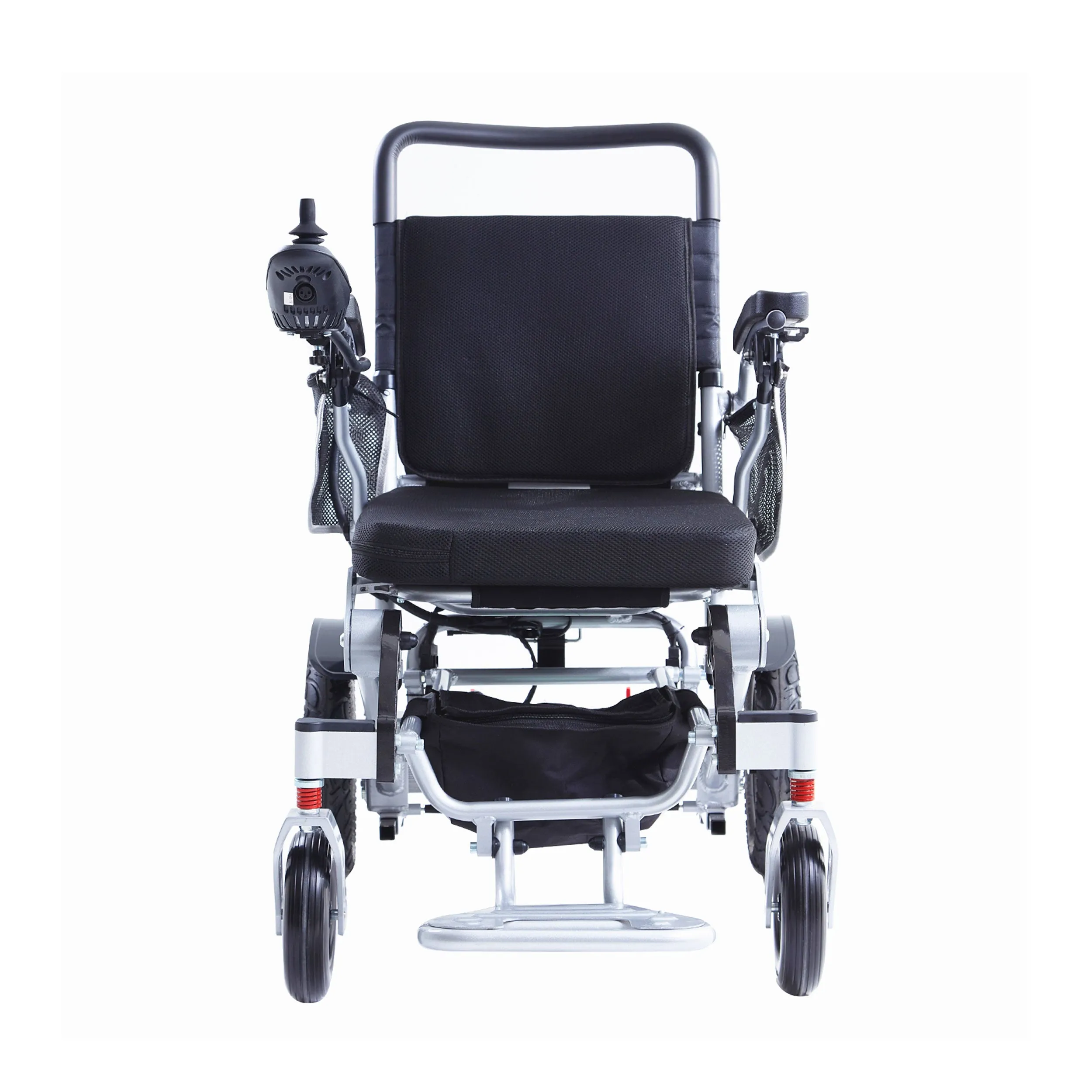 Rubicon DX17 - Automatic Folding & Unfolding Portable Electric Wheelchair: Collapsible, Lightweight & All Terrain | Dual Motor Power Wheelchair