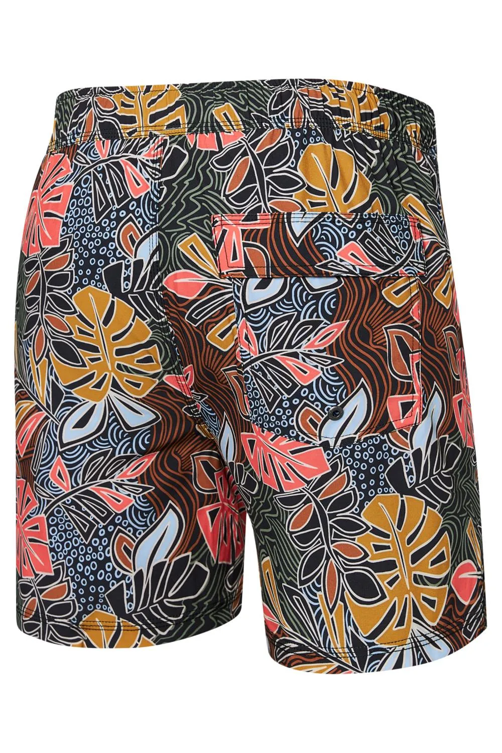 SAXX Oh Buoy 5" Swim Shorts SXSW03L-DPM (Desert Palm Harvest- Multi)