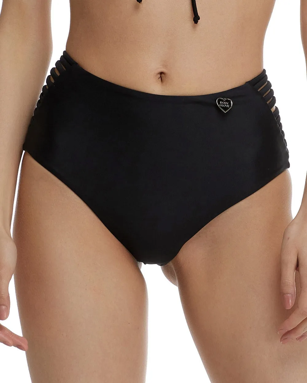 SMOOTHIES GINGER HIGH-WAISTED SIDE STRAP BIKINI BOTTOM