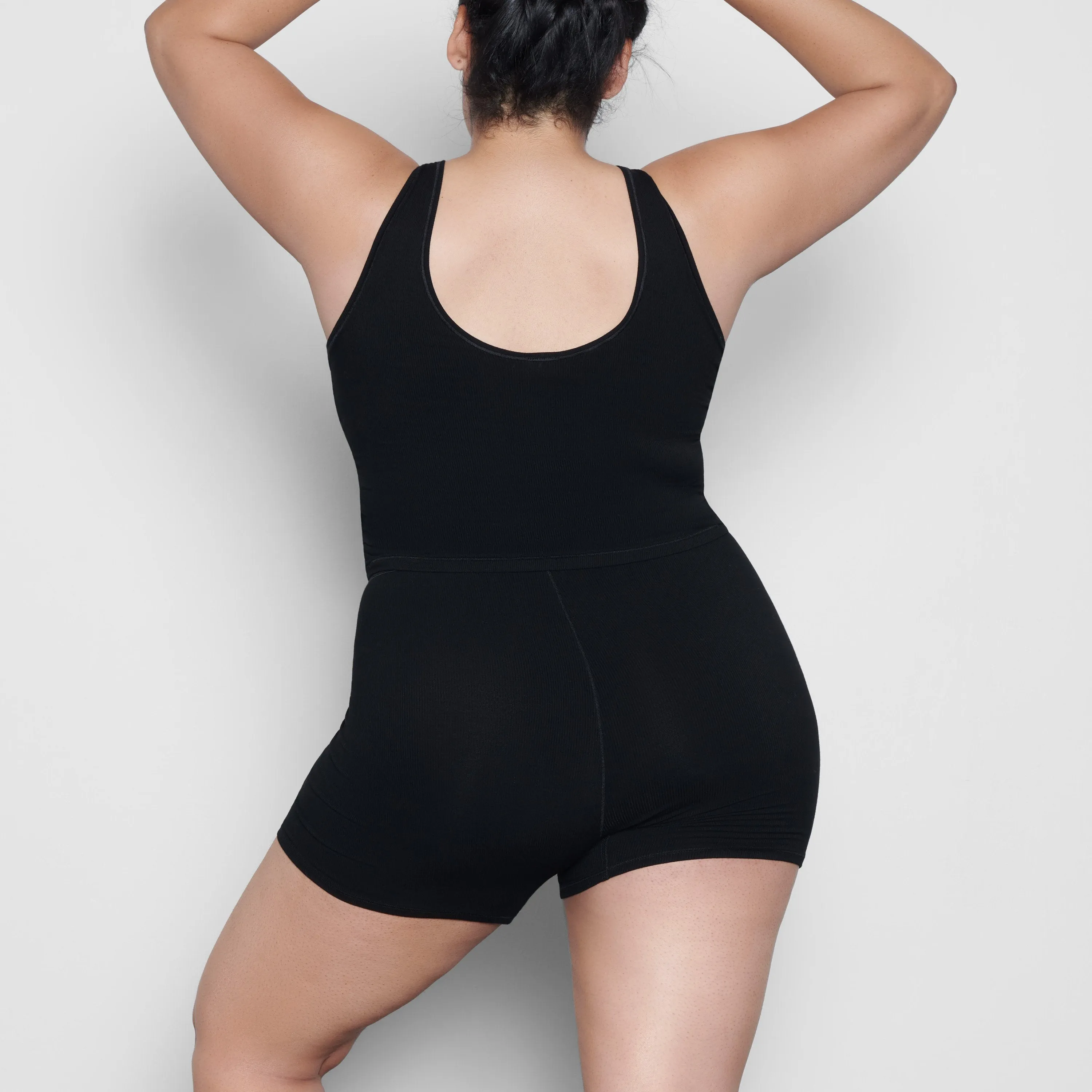 SUMMER SLEEP RIB BOXER | ONYX