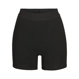 SUMMER SLEEP RIB BOXER | ONYX