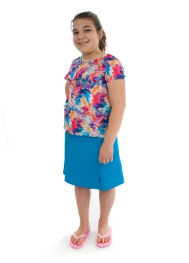 Swim Flare Skort / Girls Plus Size